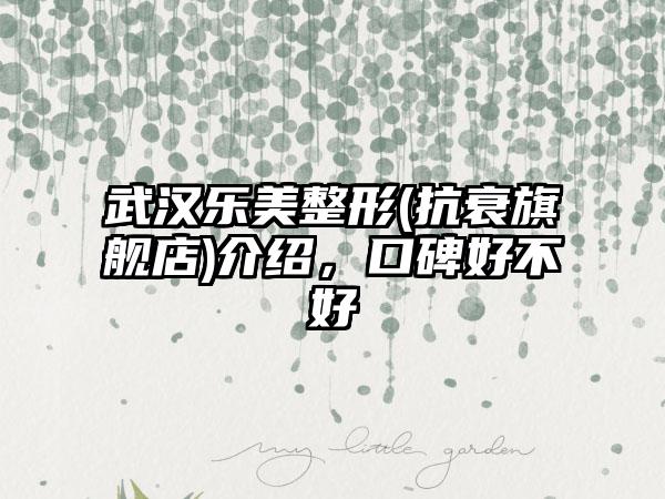 武汉乐美整形(抗衰旗舰店)介绍，口碑好不好