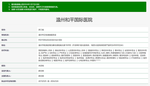 温州和平国  际医院