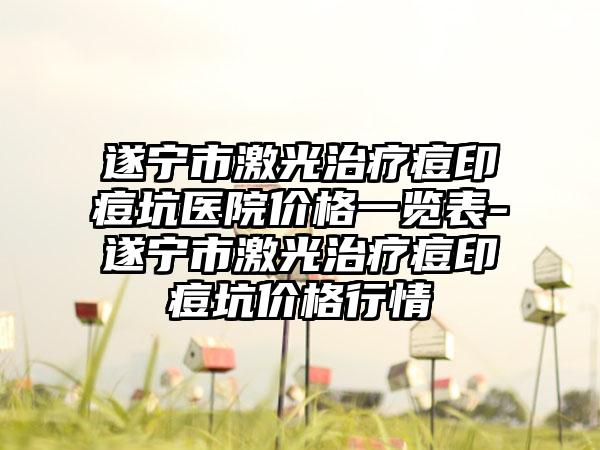 遂宁市激光治疗痘印痘坑医院价格一览表-遂宁市激光治疗痘印痘坑价格行情