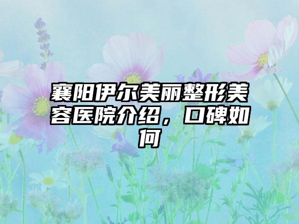 襄阳伊尔美丽整形美容医院介绍，口碑如何