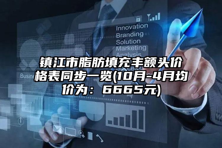 镇江市脂肪填充丰额头价格表同步一览(10月-4月均价为：6665元)